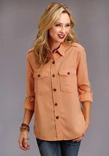 Load image into Gallery viewer, Stetson Jacket Style (Orange) - Women's Blouse