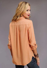 Load image into Gallery viewer, Stetson Jacket Style (Orange) - Women's Blouse