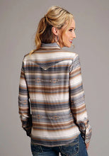 Load image into Gallery viewer, Stetson 1733 Desert Serape (Brown) - Women's Blouse