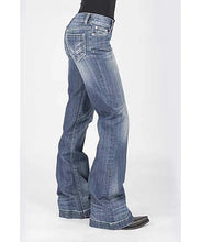 Load image into Gallery viewer, Stetson 214 Trouser Fit Bleached w/ X Pocket- Women's Jeans