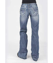 Load image into Gallery viewer, Stetson 214 Trouser Fit Bleached w/ X Pocket- Women's Jeans