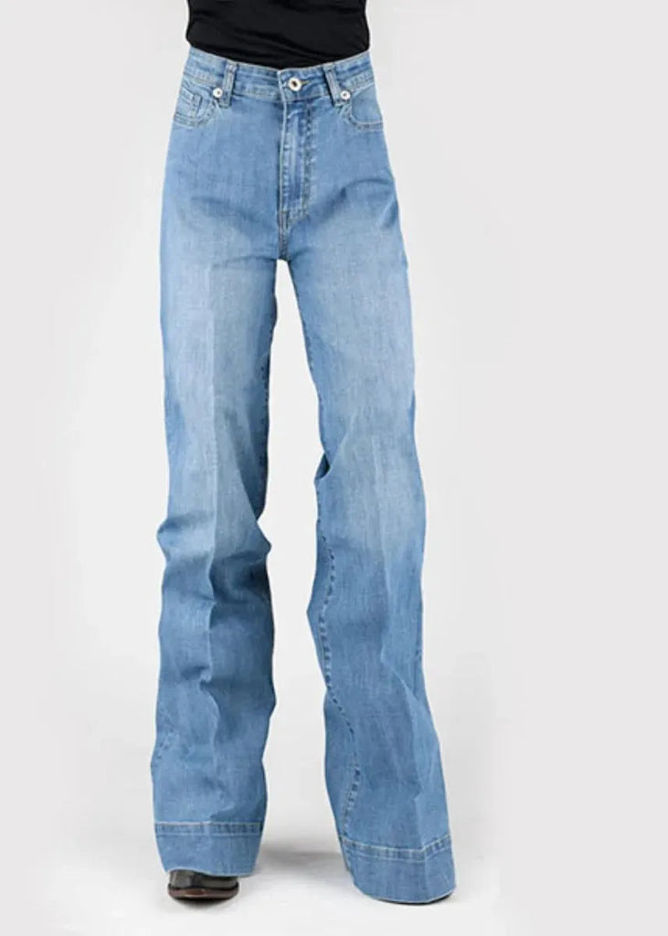 Stetson 751 Wide Leg High Rise (Light Wash) - Women's Jeans