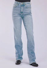 Load image into Gallery viewer, Stetson 915 High Rise Straight Fit (Light Wash) - Women's Jeans