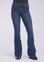 Load image into Gallery viewer, Stetson 921 High Waist Flare Fit Pieced Pocket (Dark Wash) - Women's Jeans