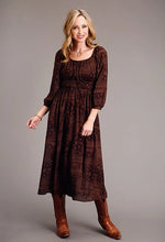 Load image into Gallery viewer, Stetson 1860 Patchwork Bandana (Brown) - Women's Dress