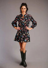 Load image into Gallery viewer, Stetson 00987 Feather Floral (Black) - Women's Dress