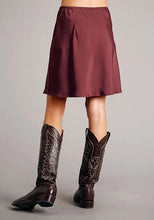 Load image into Gallery viewer, Stetson 1763 Poly Satin (Wine) - Women's Skirt