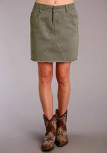Load image into Gallery viewer, Stetson Denim Skirt (Green)  - Women's Skirt