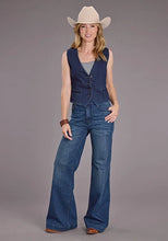 Load image into Gallery viewer, Stetson Dark Rinse Denim - Women's Vest