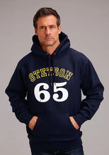 Load image into Gallery viewer, Stetson 65 Logo (Blue) - Men's Hoodie Sweatshirt