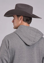 Load image into Gallery viewer, Stetson Oval Logo (Grey) - Men's Hoodie Sweatshirt
