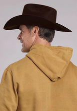 Load image into Gallery viewer, Stetson Sun and Tree Logo (Yellow) - Men's Hoodie Sweatshirt