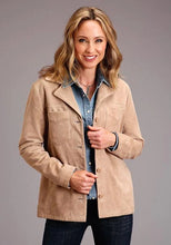 Load image into Gallery viewer, Stetson Spring I (Tan) - Women's Suede Jacket