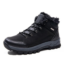 Load image into Gallery viewer, Men's Plus-Size High-Top Fleece-Lined Thermal Shoes | Warm Winter Cotton Sneakers