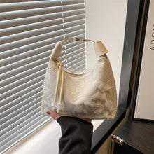 Load image into Gallery viewer, Women's Canvas Bucket Bag - Minimalist Crossbody Shoulder Bag with Adjustable Strap