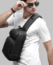 Load image into Gallery viewer, Women's Waterproof Shoulder Backpack 20-35L | PVC Travel Bag with Laptop Sleeve &amp; Air Cushion Strap