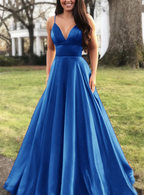 Summer Women Clothing Sexy V neck Dress Sling Solid Color Sleeveless Evening Dress