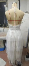 Load image into Gallery viewer, Women Sleeveless Halter Dress Backless Dress