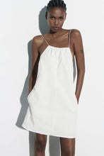 Load image into Gallery viewer, Summer Women Clothing Sexy Halter White Nylon Short Dress
