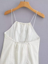 Load image into Gallery viewer, Summer Women Clothing Sexy Halter White Nylon Short Dress