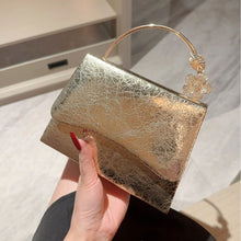 Load image into Gallery viewer, Shiny PU Leather Flap Evening Bag