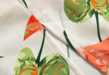 Load image into Gallery viewer, Summer French Elegant Pastoral Printed High Slit Strap Dress Women Tube Top Mid Length Dress