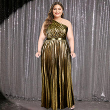 Load image into Gallery viewer, Backless Pleated High Waist Side Zipper Large Swing Dress Party Maxi Dress Maxi Dress