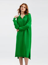 Load image into Gallery viewer, Autumn Winter Polo Collar Base Knitting Loose Solid Color Women Dress