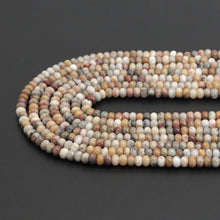 Load image into Gallery viewer, 4x6mm Rondelle Smooth Crazy Lace Agate Beads, Sku#U1968