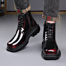 Load image into Gallery viewer, Women's Insulated Side Zipper Boots - Wedge Heel High Shaft Winter Boots with Rubber Sole