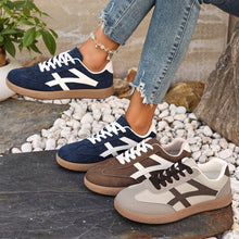 Load image into Gallery viewer, Women's Casual Athletic Sneakers - Lightweight Lace-Up Low-Top Shoes