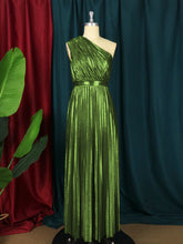 Load image into Gallery viewer, Backless Pleated High Waist Side Zipper Large Swing Dress Party Maxi Dress Maxi Dress