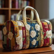 Load image into Gallery viewer, Bookwind Series Short-Distance Handheld Quilted Embroidery Travel Bag Multi-Functional