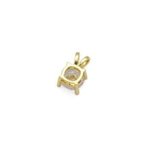 Load image into Gallery viewer, Gold Big Clear CZ Diamond Charm, Sku#LK867