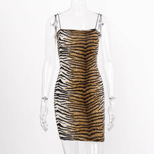 Load image into Gallery viewer, Spring Women Clothes Leopard Print Slip Dress Dress Women