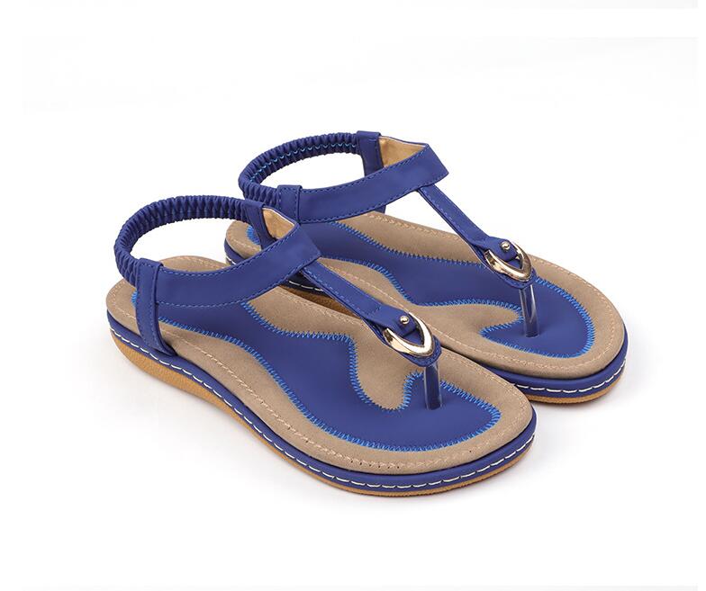 Women's PU Ankle Strap Platform Sandals | Low Heel Open-Toe Summer Shoes