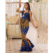 Load image into Gallery viewer, Women Clothes Popular African Digital Printing Dress Fishtail Hanging Dress Women