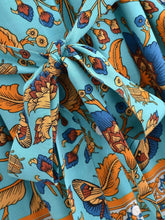 Load image into Gallery viewer, Winter Graceful Fashionable round Neck Long Sleeve Belt Printed Shirt Dress for Women