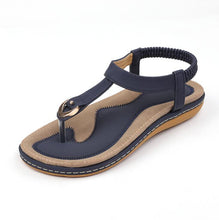 Load image into Gallery viewer, Women's PU Ankle Strap Platform Sandals | Low Heel Open-Toe Summer Shoes