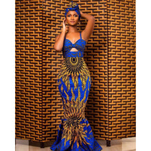 Load image into Gallery viewer, Women Clothes Popular African Digital Printing Dress Fishtail Hanging Dress Women