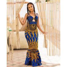 Load image into Gallery viewer, Women Clothes Popular African Digital Printing Dress Fishtail Hanging Dress Women