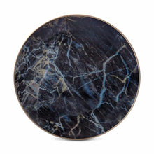 Load image into Gallery viewer, Black Marble Accent Salad Plate-Set of 4
