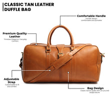 Load image into Gallery viewer, Port Blair Leather Duffle Travel Bag