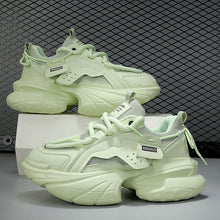 Load image into Gallery viewer, Men's Breathable Height-Enhancing Casual Sneakers - Thick Sole Lace-Up Shoes