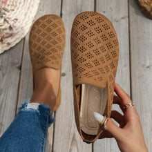 Load image into Gallery viewer, Women's Suede Slip-On Loafers - Breathable Hollow-Out Casual Flats | Sarah Express
