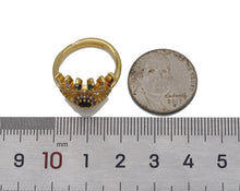 Load image into Gallery viewer, Colorful CZ Evil Eye Adjustable Ring,JL67