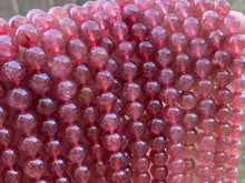 Load image into Gallery viewer, Top Quality Genuine Strawberry Quartz Beads, U1223