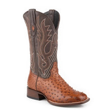 Load image into Gallery viewer, Stetson Ozzy (Brown) - Men's Ostrich Cowboy Boot