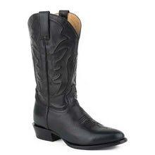 Load image into Gallery viewer, Stetson Ames (Black) - Men's Cowboy Boot
