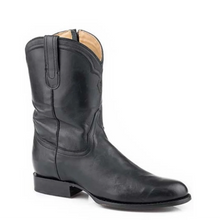 Load image into Gallery viewer, Stetson Rancher Zip Roper (Black) - Men's Cowboy Boot